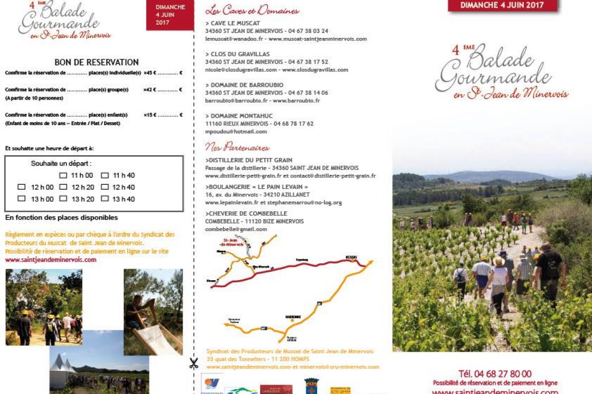 Balade gourmande de St Jean 2017